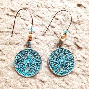 $10! Gold Plated Victorian Earrings